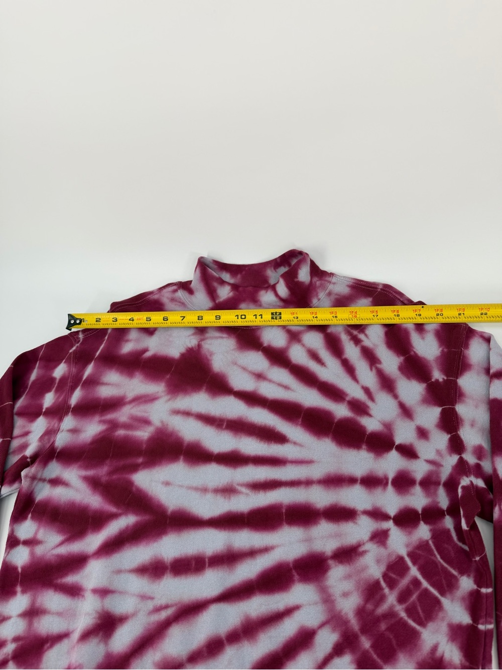 Calvin Klein Jeans Tie Dye Mock Neck Sweatshirt Pink Womens NWT - Picture 12 of 16